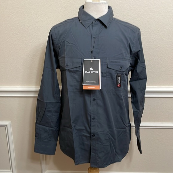 Craghoppers KIWI LONG SLEEVE SHIRT - ombré Blue - Picture 1 of 16